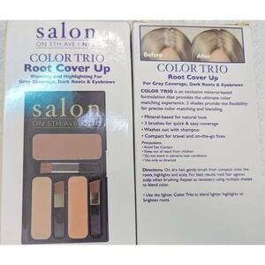 Salon on 5th NYC Color Trio Root Cover Up Dark Blonde Light Brown Medium Blonde‎